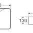 BRONTE Rectangular Counter Top Basin 400mm WB4131